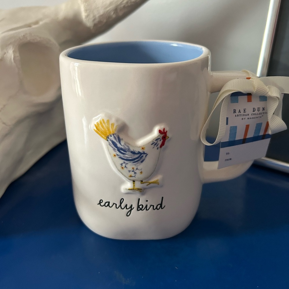 Rae Dunn Early Bird Chicken Hen Coffee Mug